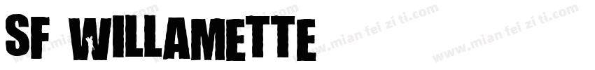 SF Willamette字体转换